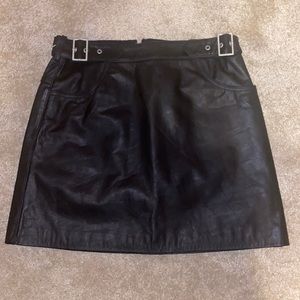 NWT Rebecca Minkoff leather skirt size 4